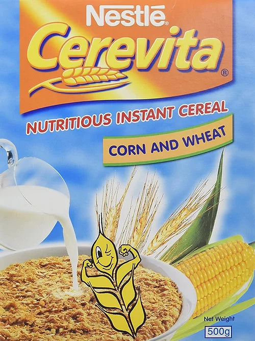 Cerevita corn & wheat cereal 500g