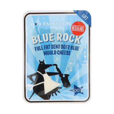 Blue Rock Full Fat Semi Soft Blue Mould Cheese 100g