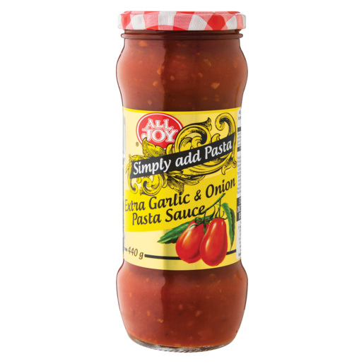 simply add pasta sauce extra garlic and onion sauce