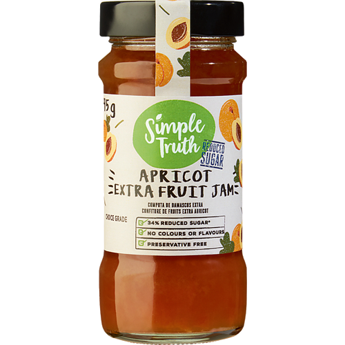 Simple Truth Apricot Extra Fruit Jam 295g
