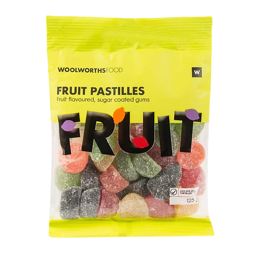 Woolworths food fruit pastilles 400g