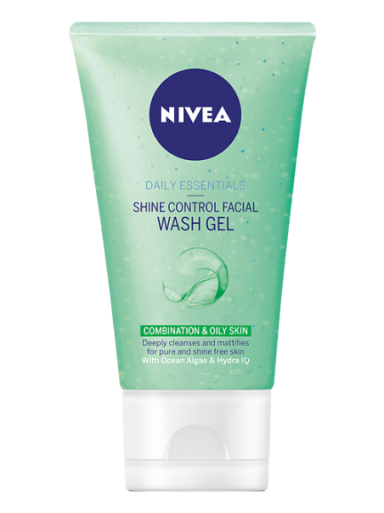 Nivea shine control facial wash gel 150ml