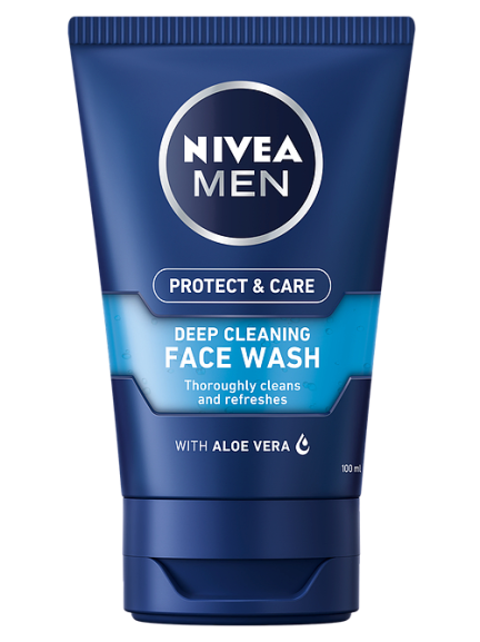 Nivea men deep cleaning face wash 100ml