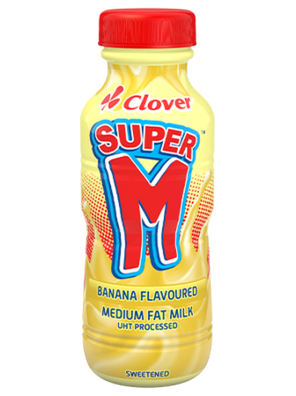 Milk Flavoured Banana Super M 300ml Bottle