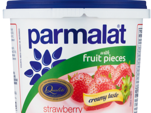 Parmalat low fat strawberry yoghurt 500g