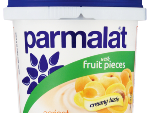 Parmalat low fat apricot yoghurt 500g