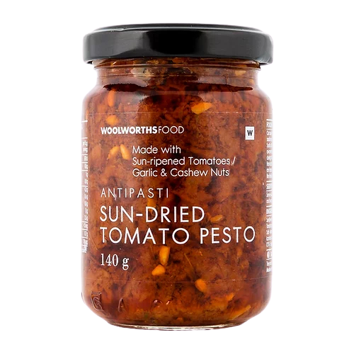 Woolworths food sun-dried tomato pesto 140g