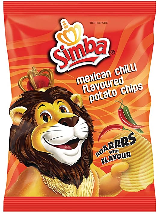 Simba Mexican Chilli Chips (125g)