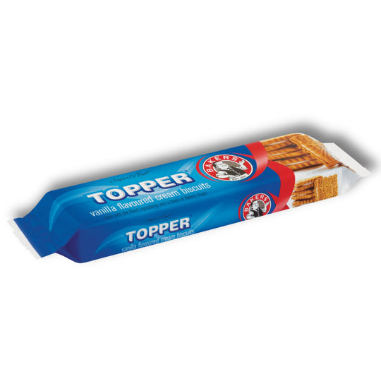 Bakers topper vanilla cream biscuits 125g