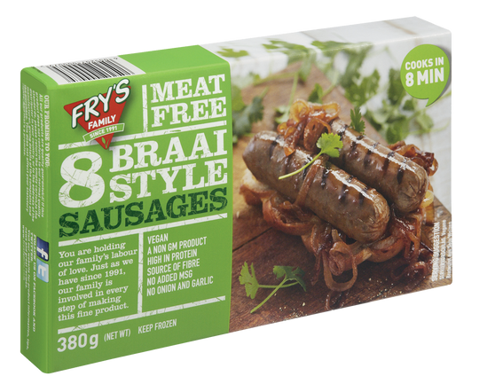 Fry's
Vegetarian Braii Style Sausages