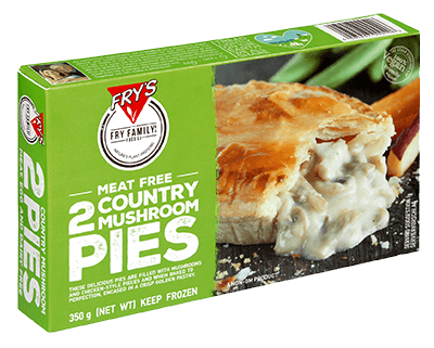 Fry's Vegetarian Mushroom pie