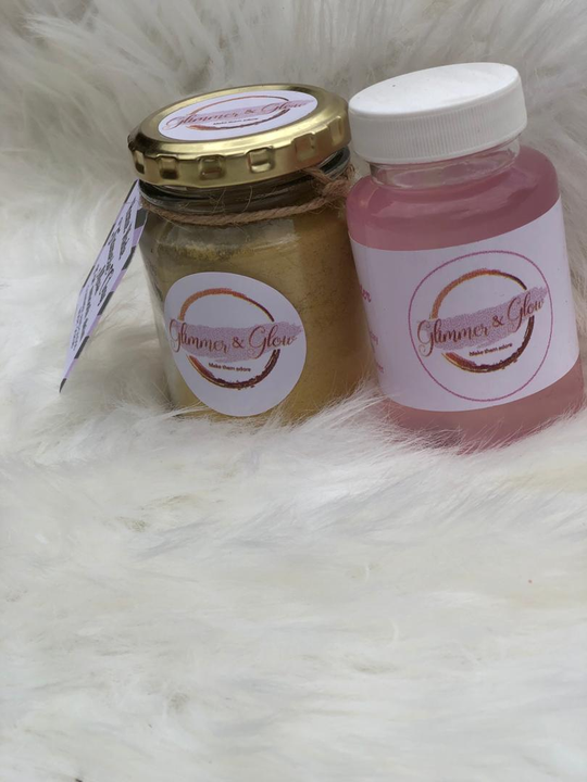 Tumeric Body Mask and Rose Water Combo