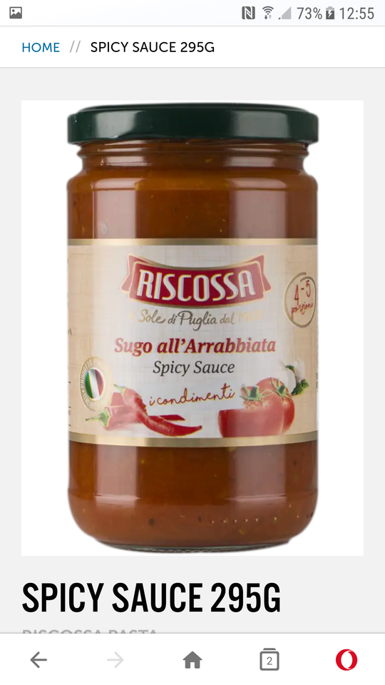 Riscossa Spicy Sauce