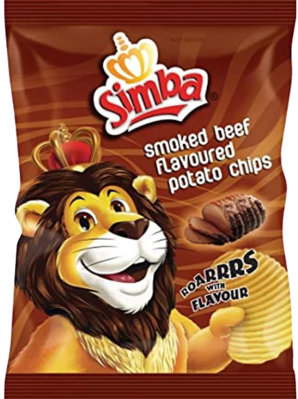 Simba Smoked Beef Chips (125g)