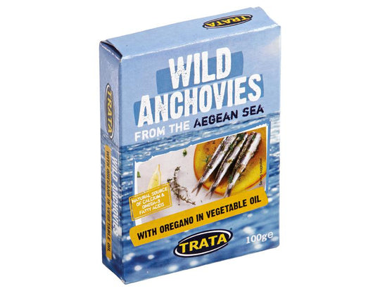 Wild Anchovies in Vegetable Oil