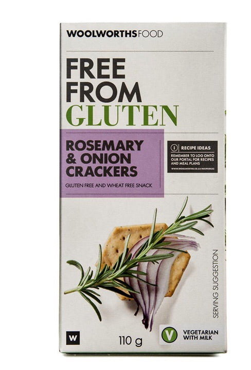 Woolworths Rosemary & Onion Crackers