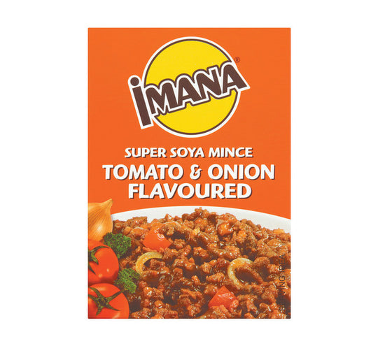 imana super soya mince tomato and onion flavour